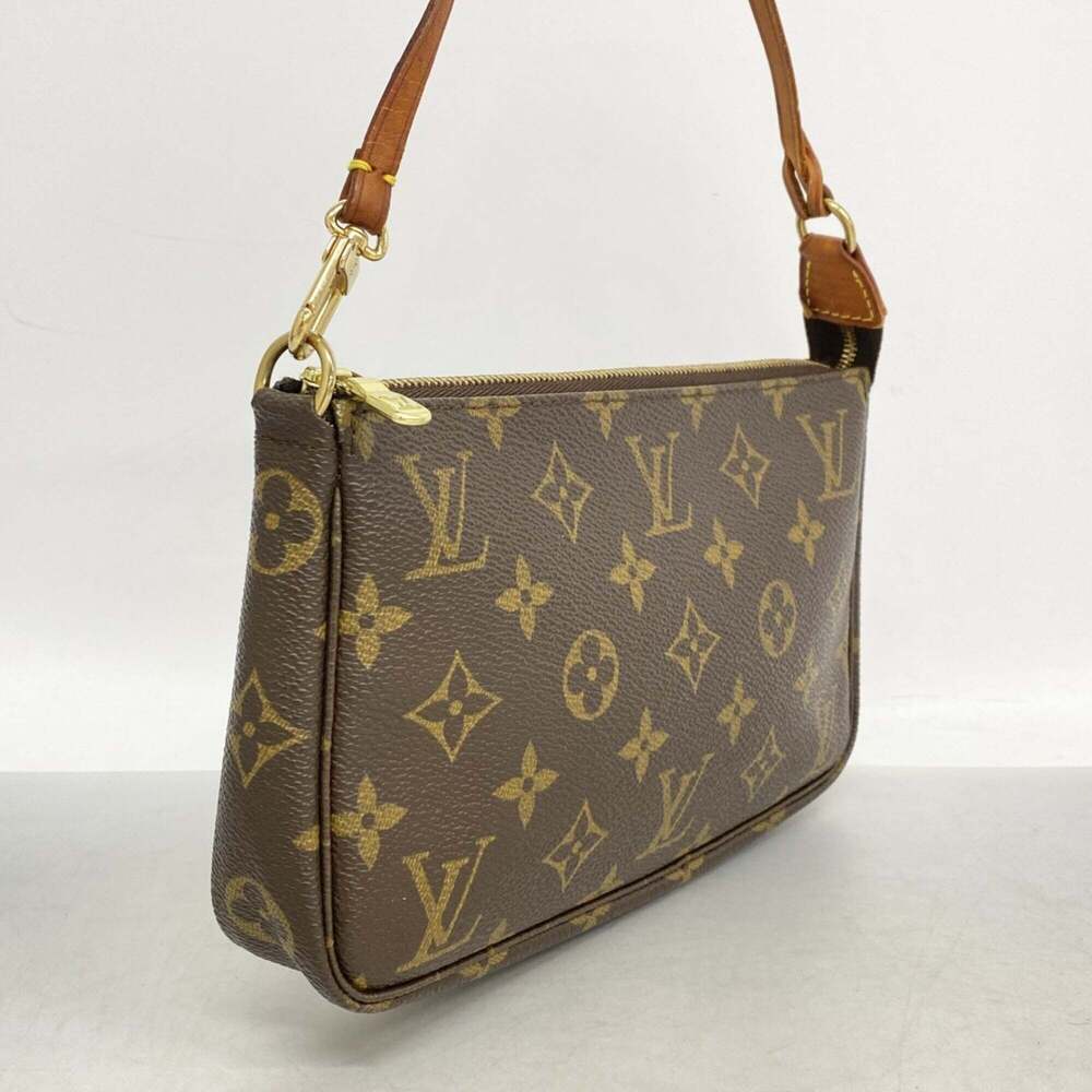 LOUIS VUITTON Brown Monogram Pochette Pouch - Picture 2 of 9